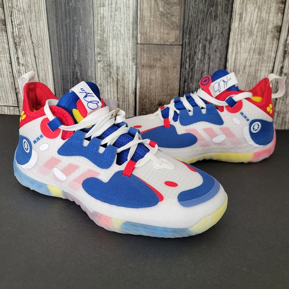 Adidas Quiccs x Harden Vol. 5 Futurenatural 'Manila Heritage' Men's Shoes Sz 7.5 - Picture 6 of 13